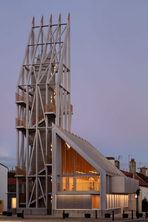 Niall McLaughlin Architects models Auckland Tower on siege engines Niall Mclaughlin, Tower Models, Vertical City, Bishop Auckland, Castles In England, Timber Buildings, Timber Structure, Castle Wall, Historic Home