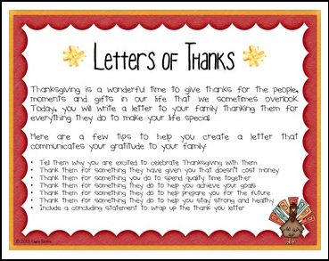 The Best of Teacher Entrepreneurs: FREE LANGUAGE ARTS LESSON - “Letters of Thanks - A Thanksgiving Writing Activity” Thankful Letter, Laura Santos, Thanksgiving Writing Activity, 6th Grade Writing, Thanksgiving Lessons, Thanksgiving Writing, Thanksgiving School, Thanksgiving Classroom, Third Grade Writing