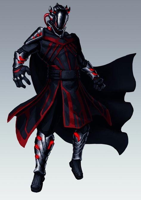 Sith Character Art Male, Star Wars Sith Character Design, Sith Lord Concept, Star Wars Oc Male, Sith Oc, Sith Mask, Starfinder Characters, Mage Character, Futuristic Armor