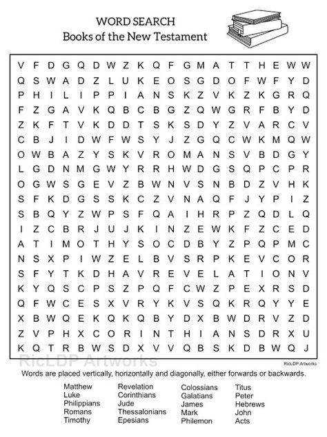 word search books of the new testament #wordsearch #christian Bible Activity Sheets, Books Of The New Testament, Sunday School Worksheets, Sunday School Printables, Bible Word Searches, New Testament Books, New Testament Bible, Word Search Printables, Bible Topics