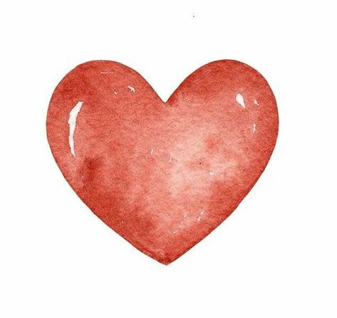 Heart Illustration, Heart Drawing, Watercolor Heart, Valentines Svg, Watercolor Drawing, Valentine Day Crafts, Heart Art, Baby Decor, Christmas Watercolor