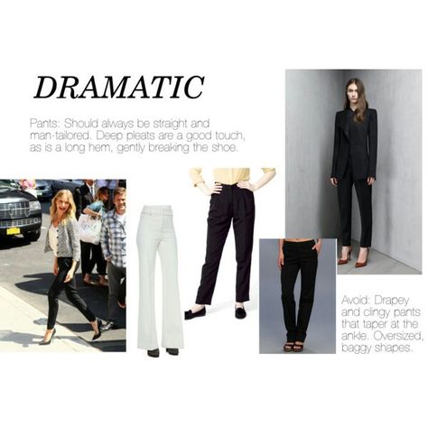 Dramatic kibbe Pure Dramatic, Dramatic Outfits, Dramatic Clothes, Classic Kibbe, Winter Deep, Natural Gamine, Kibbe Dramatic, Minimal Makeup Look, Style Analysis