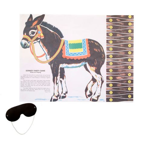 Pin The Tail On The Donkey Party Game, 26pc Easy Kids Party, Childrens Party Games, Nostalgia Childhood, Party Activities Kids, Pin The Tail, Clown Party, Birthday Party Games For Kids, Cute Donkey, Paper Games