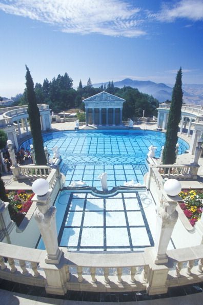 Cheap Pool Ideas Budget, Mansion Pool, Old Westbury Gardens, Versace Mansion, Westbury Gardens, American Castles, Cheap Pool, Hearst Castle, San Simeon