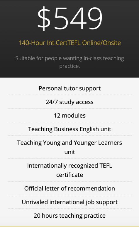 teflonlinepro.com | 140-Hour Hybrid Page Tesol Certification, Teach English Online, English Units, Official Letter, Teaching Business, International Jobs, Teaching English Online, Teach English, School Website