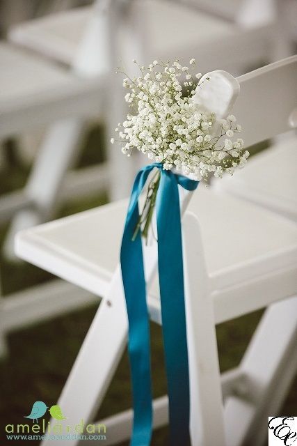 Purple Turquoise And Grey Wedding, Teal Wedding Centerpieces, Light Teal Wedding, Teal And White Wedding, Teal Wedding Decorations, Teal And Grey Wedding, Teal Wedding Theme, Isle Decor, Simple Church Wedding