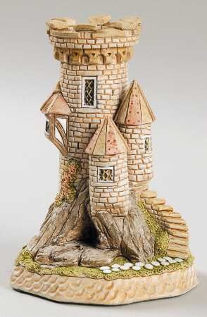 Princess Tower, Winter King, Winter Cottages, Cornhole Designs, Fairytale House, Medieval Tower, Clay Fairy House, Dragon House, Lilliput Lane