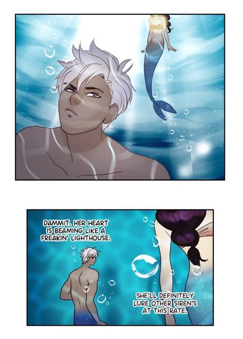 Siren Lament, Siren's Lament Webtoon, Webtoon Stories, Male Manga, Siren's Lament, Anime Mermaid, Mermaid Illustration, Fairy Drawings, Mermaid Drawings