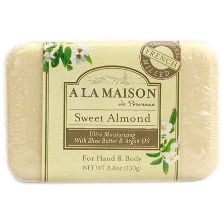 A La Maison Soaps A La Maison Soap, 8.8 oz, Beige Almond Bar, Almond Soap, Castille Soap, Almond Bars, Marseille Soap, Body Bars, Vegetable Glycerin, Slow Cooking, Body Soap