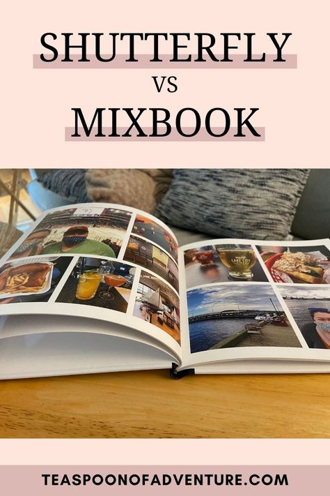 Which online photo book service is best? Comparing travel books I've made with Shutterfly, Mixbook, Vistaprint, Artifact Uprising and more! #photoalbum #travel #photos #photography #album #shutterfly #mixbook #vistaprint #review #photobook Photo Organization Storage, Shutterfly Photo Book, Best Photo Books, Photo Book Inspiration, Travel Book Design, Travel Photo Album, Photobook Design, Digital Photo Album, Artifact Uprising