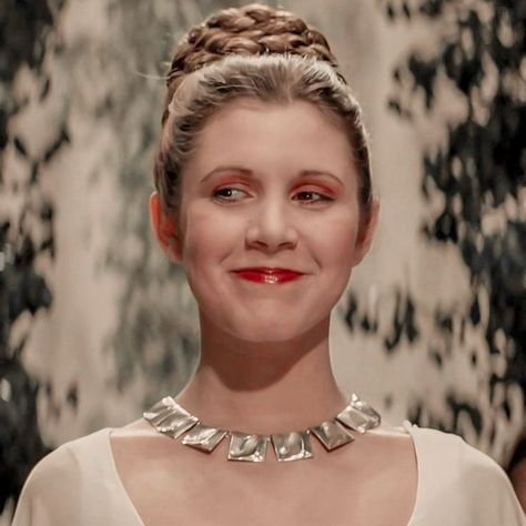 Leia Icon, Leia Organa Icon, Princes Leia, Carrie Fisher Princess Leia, Luke Leia, Star Wars Food, Wars Aesthetic, Leia Star Wars, Han And Leia