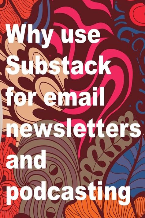 I made a short video to explain why you should use Substack to publish email newsletters, produce and promote podcasts, and even create and deliver courses. #Substack #books #authors Sketch London, Author Platform, Blog Newsletter, Business Career, Marketing 101, Promote Book, Cool Writing, Book Marketing, Email Newsletters