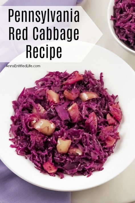 How To Cook Cabbage, Sauteed Red Cabbage, Cooked Red Cabbage, Red Cabbage Recipe, Cook Cabbage, Roasted Red Cabbage, Cabbage Side Dish, Sweet And Sour Cabbage, Pickled Red Cabbage