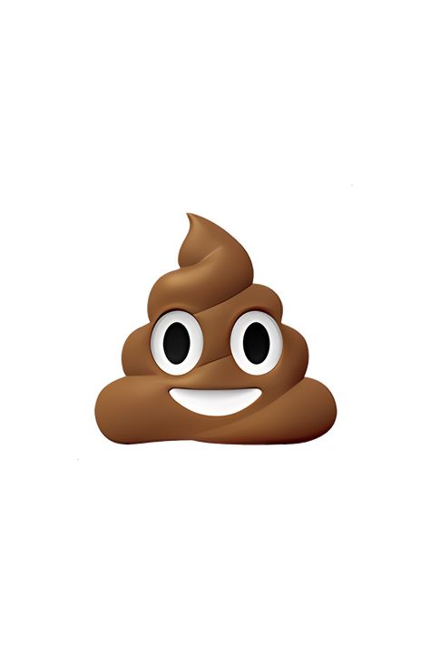 The 💩 Pile of Poo emoji appears as a brown, three-dimensional pile of feces with two small eyes and a mouth. It has a slightly curved shape and a textured surface, resembling a real pile of poop. Emoji Copy, Emoji Dictionary, Apple Emojis, Peppa Pig Funny, Mint Garden, Pair Of Eyes, Ios Emoji, Small Eyes, Emoji Iphone