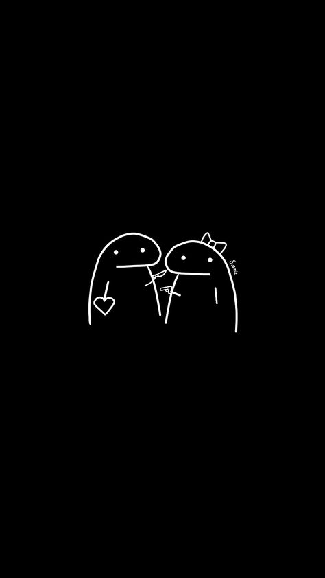 Highlight cover black wallpaper aesthetic minimalist cartoon Suemie Couple Bestie Best friend highlights with Friends Simple Doodles Black Background, Cute Pfp Aesthetic Instagram, Ig Pfp Aesthetic, Dark Pfp Aesthetic, Instagram Pfp Aesthetic, Black Pfp Aesthetic, Pfp Aesthetic Dark, Best Love Pics, Best Poses For Boys