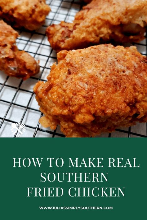 Chicken Shack Chicken Recipe, Deep Fried Chicken Recipe, Fried Chicken Dinner Ideas Sides, Fried Cornish Hens, Battered Fried Chicken, Southern Fried Chicken Recipe, Best Fried Chicken Recipe, Fried Chicken Breast Recipe, Deep Fried Chicken