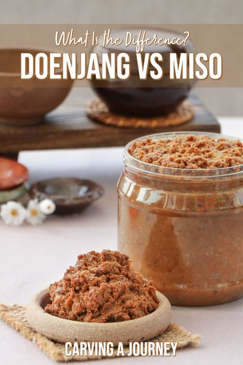 Recipes With Doenjang, Japanese Fermented Foods, Doenjang Recipe, Miso Recipe, Bunny Chow, Fermented Cabbage, Paste Recipe, Korean Japanese, Homemade Spices