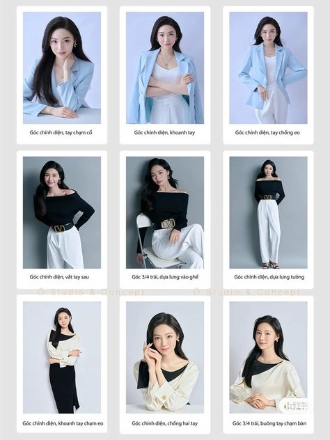 Graduation Pictorial Pose Ideas, Graduation Picture Poses Studio, Professional Photo Shoot Poses, Creative Shot For Graduation Philippines, Cv Photo Ideas, Creative Shots For Graduation Ideas, Formal Poses Women, Linkedin Photo Ideas, Pictorial Poses