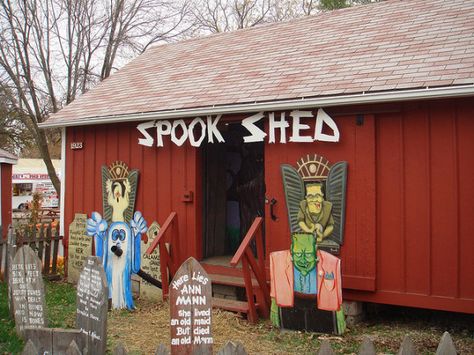 If you’ve tricked out your house in spider webs, ghosts and goblins and your little ones can’t seem to get enough of the gore, it might be time to take them on a scare adventure. From big league haunted houses that offer low-key matinees to animated farm sheds, we’ve searched Chicago for the best spots for pint-sized frights with just the right amount of spook for little ones. Read on . . . and... Ghosts And Goblins, Best Pumpkin Patches, Farm Shed, Farm Fun, Living History Museum, Pumpkin Patches, Pumpkin Farm, Spider Webs, Haunted Houses