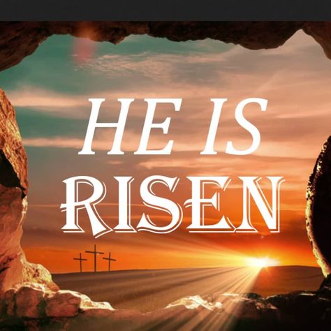 Jesus is risen indeed. He Is Risen Images, Jesus Has Risen, He Has Risen, Jesus Is Risen, Resurrection Day, Resurrection Sunday, Facebook Cover Images, Happy Easter Everyone, Easter Blessings