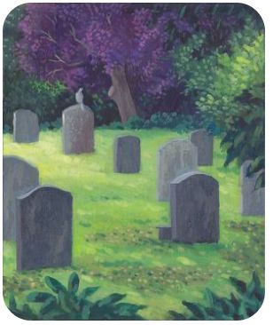 Grave Painting, Halloween Art Challenge, Pictures With Deep Meanings, Ghost Painting Ideas, Landscape Purple, Cemetery Photos, Grass Drawing, New Sketches, Hall Painting