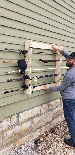 Fishing rod storage