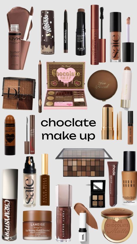 Chocolate Outfit, Make Up Aesthetic, Up Aesthetic, Chocolate Girls, Makeup Is Life, Dope Makeup, Lip Sleeping Mask, Bodyweight Workout Beginner, Makeup Obsession