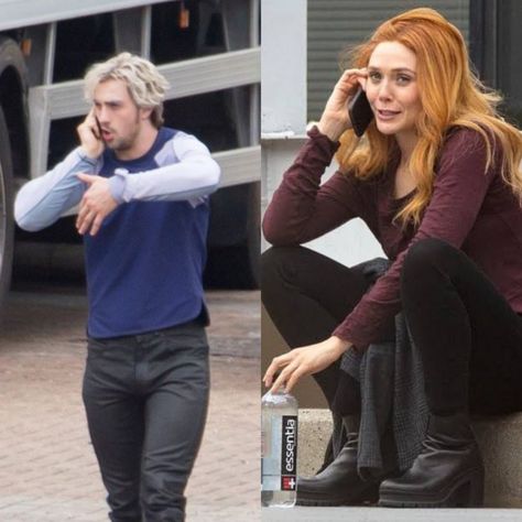 Pietro Maximoff And Wanda Maximoff, Clint Barton And Pietro Maximoff, Elizabeth Olsen Aaron Taylor Johnson, Aaron Taylor Johnson And Elizabeth Olsen, Wand Maximoff, Pedro Maximoff, Pietro And Wanda Maximoff, Pietro Maximoff Aesthetic, Wanda And Pietro Maximoff