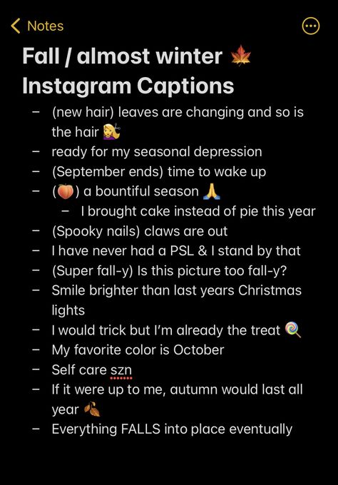 Fall Instagram Pictures, Winter Instagram Captions, Caption Inspiration, Pumpkin Quotes, Halloween Captions, Dope Captions For Instagram, Instagram Post Captions, October Quotes, Fall Instagram