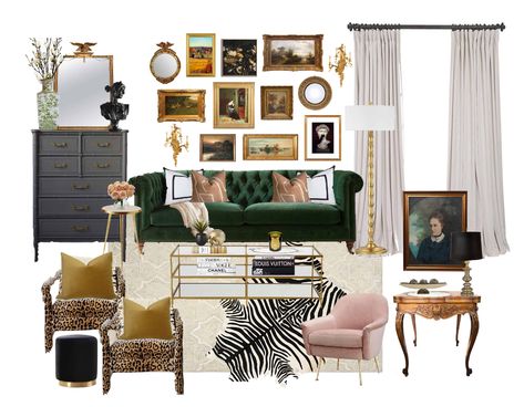 Traditional Glam Living Room, Neutral Glam Living Room, Glamour Living Room, Traditional Glam, Glam Living, Glam Living Room, Grey Paint Colors, One Room Challenge, Room Challenge