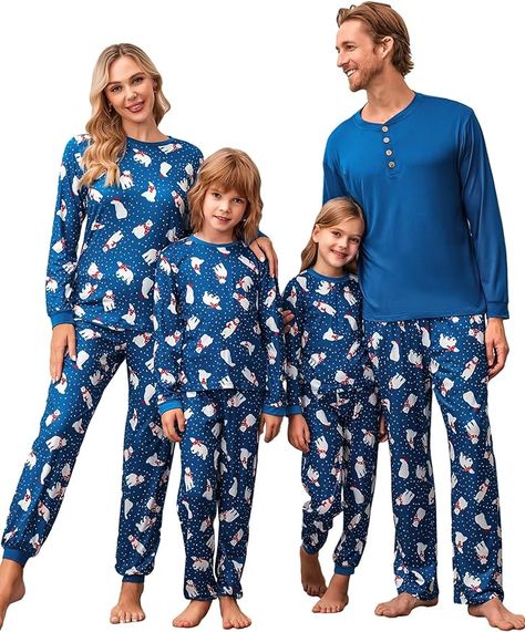 Ekouaer Matching Family Christmas Pajama Sets Womens Mens Kids Pjs Long Sleeve Sleepwear Holiday Lounge Sets 95% Polyester, 5% Spandex #familypajama #christmaspajama #matchingpajama #pajama Christmas Pajamas Matching, Cute Family Photos, Pajamas Matching, Christmas Pjs Family, Xmas Pajamas, Matching Family Christmas Pajamas, Matching Christmas Pajamas, Kids Pjs, Mens Pajamas Set