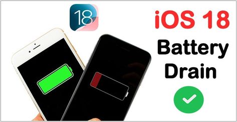 How to Fix iOS 18 Battery Drain So Fast [10 Methods] Brian Davis, Iphone Battery Life, Drained Battery, Ios Update, Unlock Iphone, Iphone Battery, Data Loss, Apple Logo, Fix It