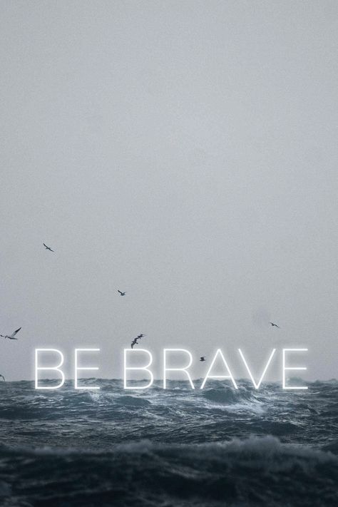 Be Brave Wallpaper, Black Quotes Wallpaper, Brave Wallpaper, Brave Man, Scripture Wallpaper, Neon Text, Being Brave, Social Media Art, Free Illustration Images