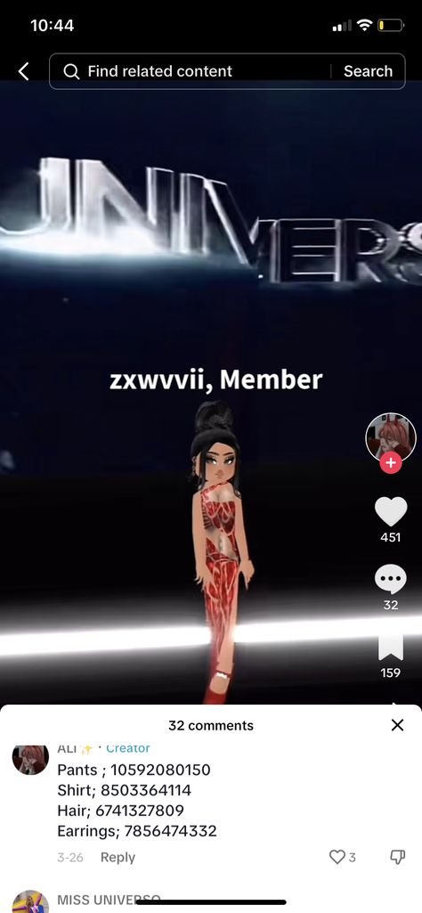 Miss Universe Roblox Code Dress, Miss Universe Roblox Code, Universe Codes, Miss Universe Swimsuit, Miss Universe Costumes, Miss Universe Dresses, Miss Universe Gowns, Roblox Ids, Fancy Dress Code