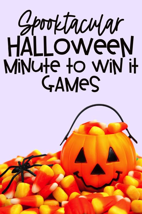 Spooktacular Halloween Minute to Win It Games - Happy Go Lucky Blog Halloween Scattergories, Halloween Signs Diy, Honey Lime Dressing, Halloween Breakfast, Fun Halloween Games, Halloween Scavenger Hunt, Minute To Win, Halloween Printables Free, Minute To Win It Games