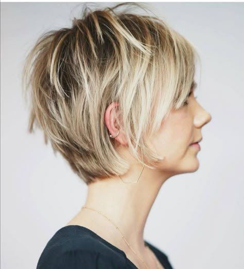 Longer Pixie Haircut, Short Blonde Haircuts, Short Sassy Hair, A Bob, Sassy Hair, Bob Haircuts For Women, Hair Videos Tutorials, Short Blonde, Haircuts For Fine Hair