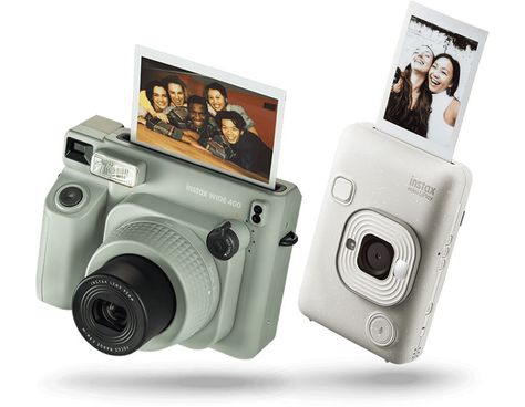 Fujifilm instax WIDE 400 & mini LiPlay 2-in-1 Hybrid Instant Cameras Instax Liplay, Fujifilm Instax Wide, Smartphone Printer, Instax Wide, Instant Photography, Instant Film Camera, Fujifilm Camera, Vlogging Camera, Home Camera