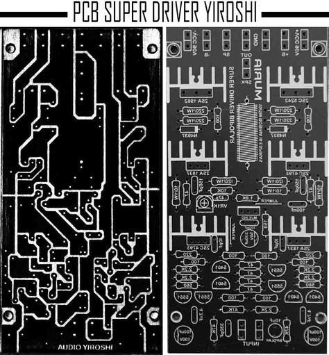 Super Power Amplifier Yiroshi Audio - 1000 Watt - Electronic Circuit Yamaha Audio, Amplificatori Audio, Diy Audio Projects, Mini Amplifier, Hifi Amplifier, Subwoofer Box Design, Circuit Board Design, Diy Amplifier, Electronic Circuit Design