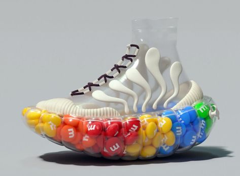 Puffy Shoes, Shoe Refashion, Funky Sunglasses, Bubble Design, Creative Display, Marvelous Designer, Yanko Design, Traditional Fashion, Basic Colors