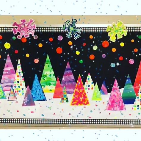 December Bulletin Boards, Bulletin Board Tree, Christmas Hallway, Holiday Bulletin Boards, Christmas Bulletin Boards, Art Bulletin Boards, Christmas Bulletin Board, Christmas Bulletin, Preschool Bulletin Boards