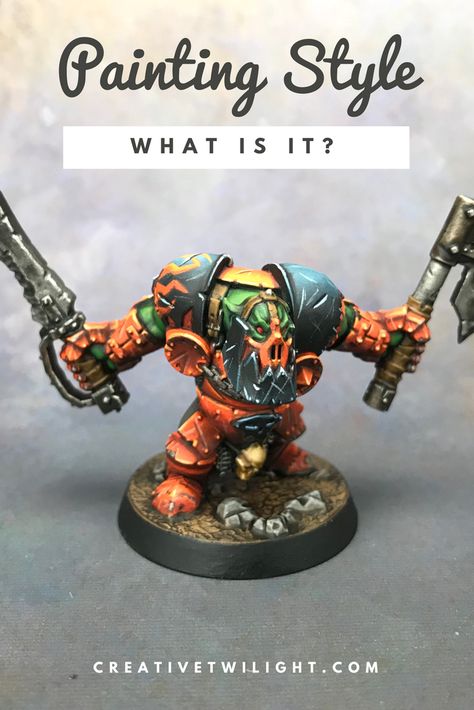 I wanted to talk about miniature painting in regards to style. Style is often overlooked, I feel, when people discuss painting. Painting Figurines, Paint Guide, Paint Miniatures, Miniatures Painting, Painting References, Warhammer Figures, Warhammer Paint, Miniature Ideas, Modeling Techniques