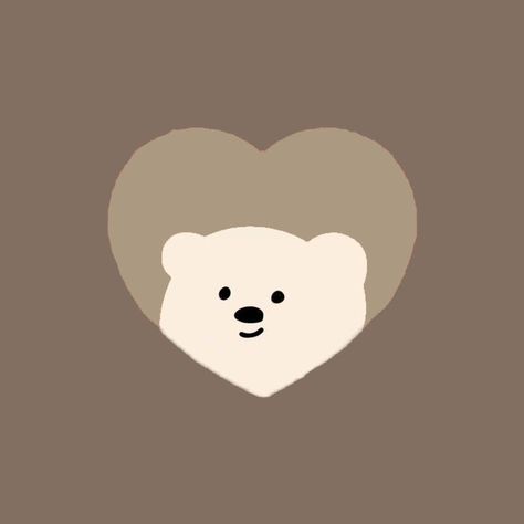 Brown Bear Icon, Bear Icon, Cute Desktop, Patterns Wallpaper, Cute Patterns, Cute Desktop Wallpaper, Wallpaper Cute, Brown Background, Cute Patterns Wallpaper