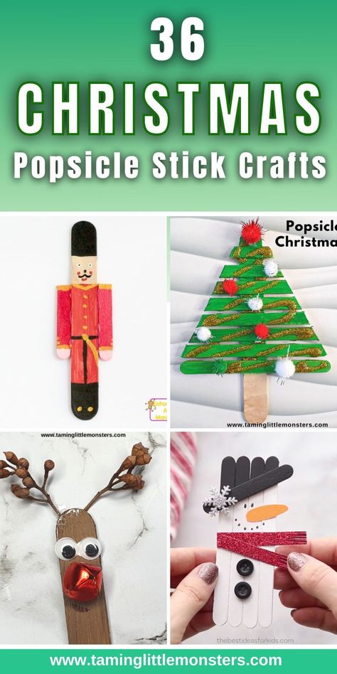 Popsicle Stick Christmas Ornaments Diy, Toddler Christmas Crafts Popsicle Sticks, Wooden Sticks Christmas Crafts, Snowflake With Popsicle Sticks, Wooden Craft Sticks Ideas, Airplane Ornament Diy, Craft Stick Angels, Popsicle Stick Winter Crafts, Popsicle Stick Ornaments Diy