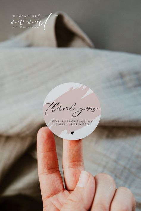 GRETCHEN Small Business Thank You Sticker, Bu Sticker Thank You Design, Stickers Thank You, Thank You Sticker Design, Thank You Stickers Business, Thank You Sticker, Logo Stickers Packaging, Sticker Business Packaging, Business Stickers Logo, Food Label Sticker