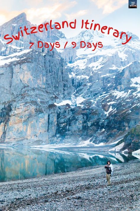 Switzerland Itinerary - 7/9 Days #travel #takeoffwithme #switzerland https://takeoffwithme.com/switzerland-itinerary-for-7-days/ Switzerland Itinerary 7 Days, 7 Day Switzerland Itinerary, Switzerland Hiking Itinerary, 7 Days In Switzerland, Switzerland In January, Switzerland Itinerary 1 Week, Week In Switzerland, Vacation Switzerland, Switzerland Travel Itinerary