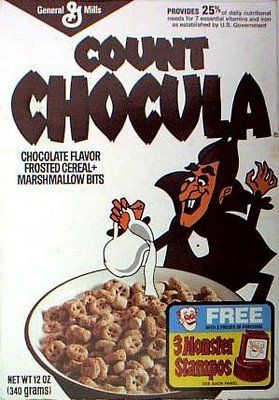 cereal from the 70s | SPRINKLES AND PUFFBALLS: Breakfast Cereals of the 70s and 80s Count Chocula Cereal, 1980s Memories, 70s Food, Bittersweet Memories, 80s Food, Count Chocula, Boo Berry, Marshmallow Bits, Cereal Flavors