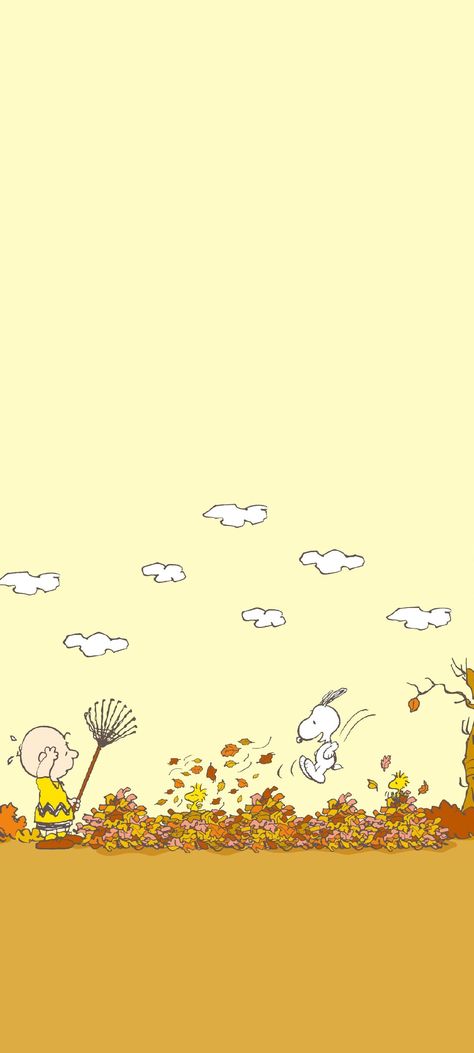 Fall Background Charlie Brown, November Snoopy Wallpaper, Fall Thanksgiving Iphone Wallpaper, Fall Peanuts Wallpaper Iphone, Fall Wallpapers Cozy, Snoopy Fall Wallpaper Aesthetic, Snoopy Fall Wallpaper Macbook, Soft And Cozy Aesthetic, Retro Minimalist Wallpaper