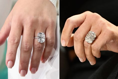 Kim Kardashian Engagement Ring Kanye, Kim Kardashian Wedding Ring, Kim Kardashian Ring, Huge Diamond Engagement Rings, Kim Kardashian Engagement Ring, Kim Kardashian Nails, Huge Engagement Rings, Kim Kardashian Wedding, Original Engagement Rings