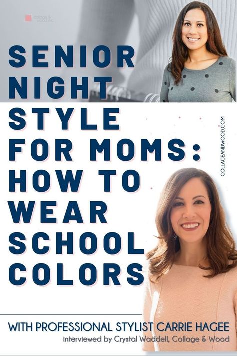 Senior Night Style for Moms: How to Wear School Colors | Pro Style Tips | CollageandWood.com Dress With Turtleneck Underneath, School Spirit Outfit, Sports Mom Outfit, Dress With Turtleneck, Teacher Images, Turtleneck Under, Total Girl, Black And White Outfit, Out Outfits