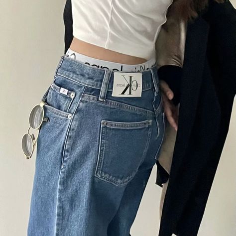 Calvin Klein Jeans Straight Leg Jeans Size: M Color: Vintage Blue M Waist 72 Hip 100 Trousers 103 Jean Straight, Color Vintage, Klein Blue, Womens Calvin Klein, Jeans Straight Leg, Calvin Klein Jeans, Jeans Straight, Straight Leg Jeans, Leg Jeans